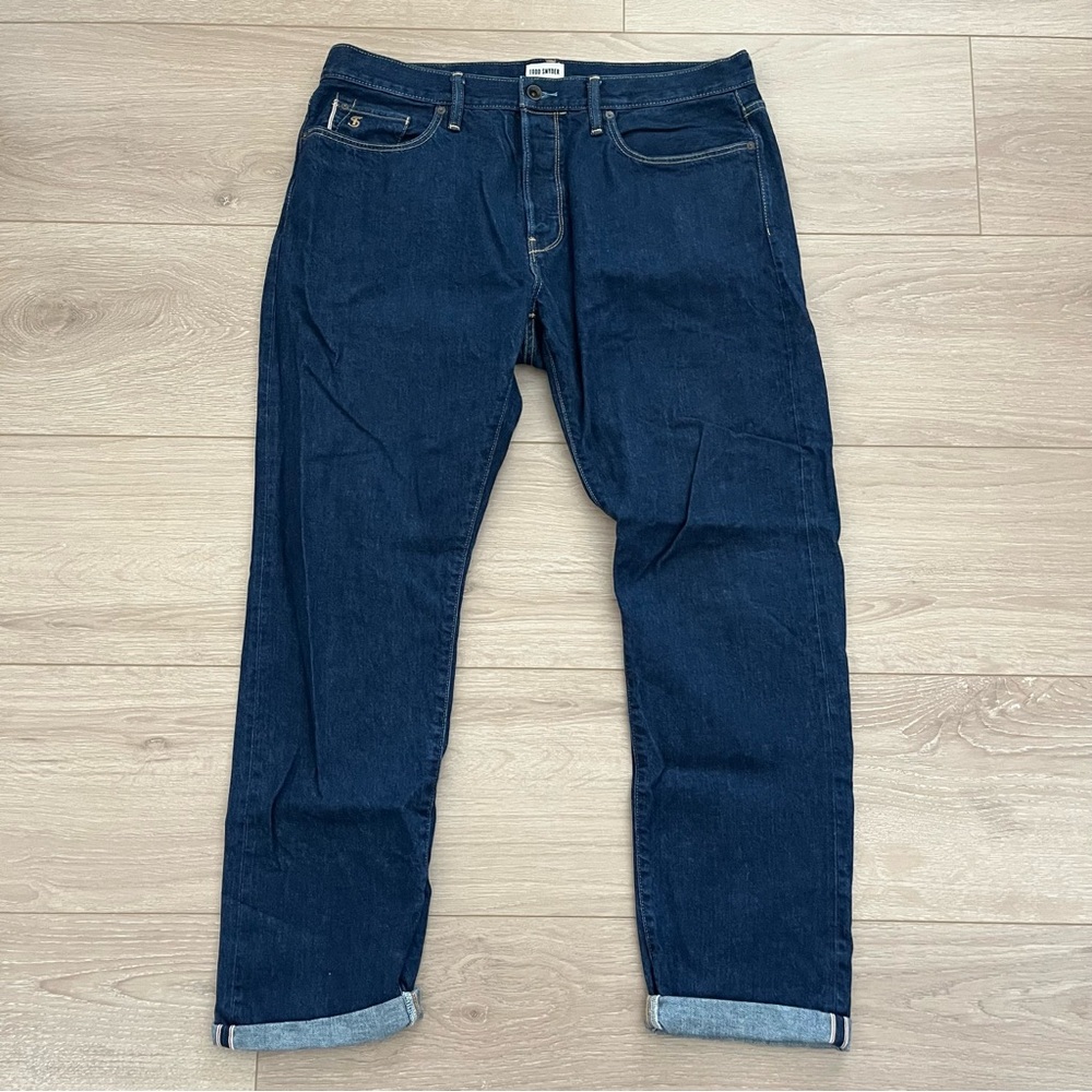 Todd Snyder Dark Blue Straight Jeans